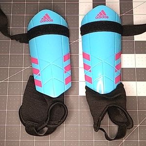Kids Adidas Soccer Shin Guards Blue Sm age 3-5
